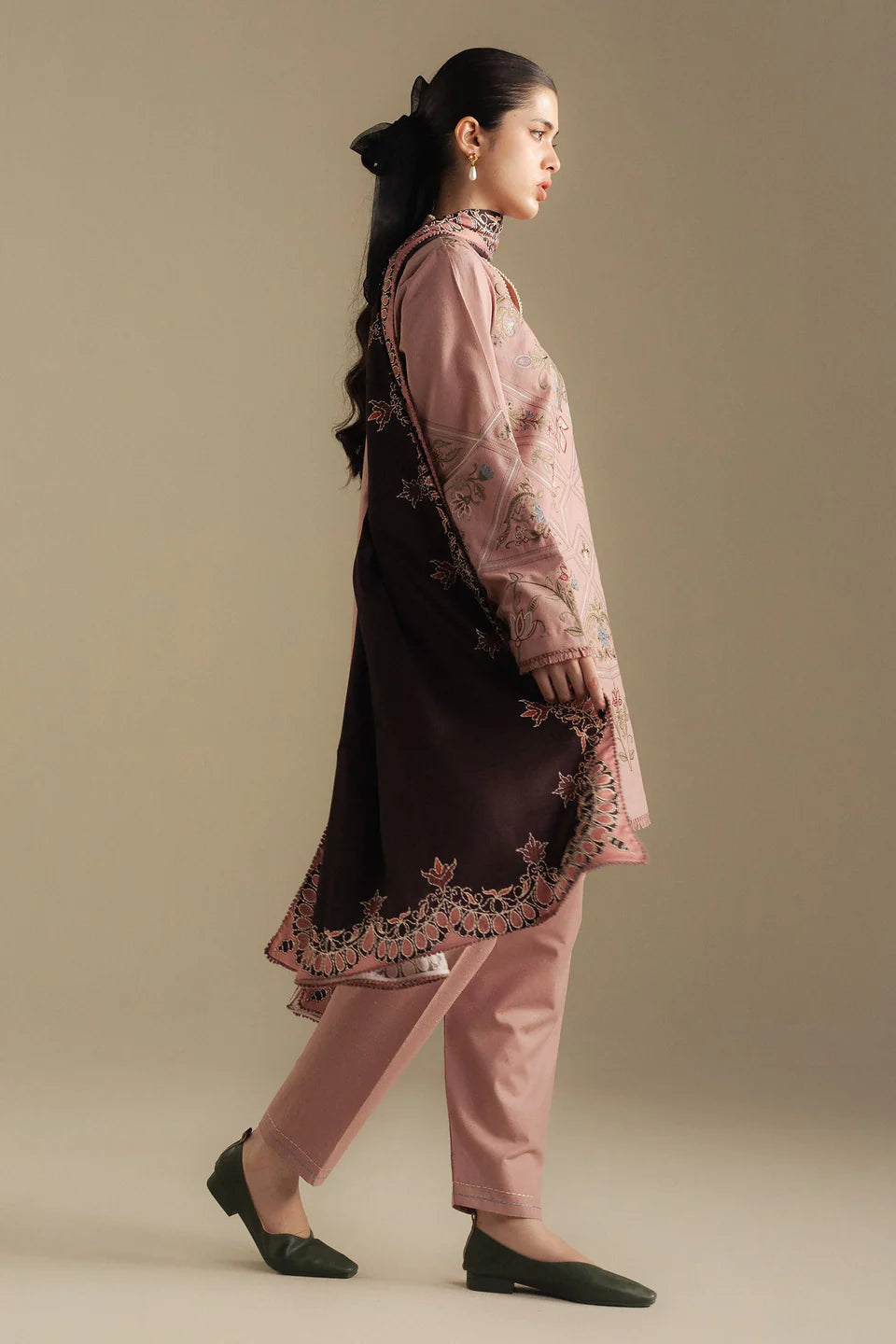 Coral 4A | Coco By Zara Shahjahan Winter Edit| Unstitched Collection 2025