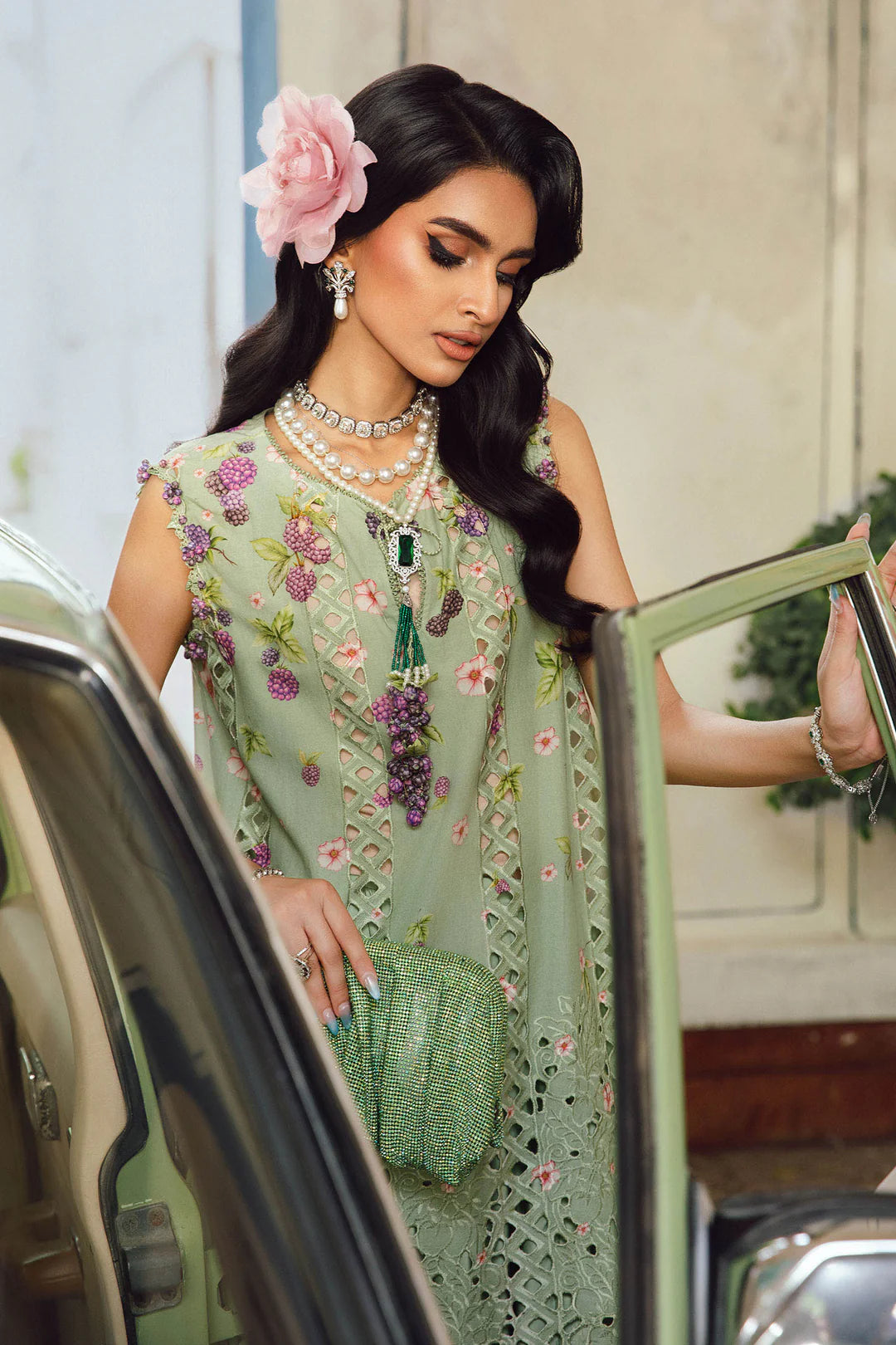 Maria B Mprints Rani Mahal Fall | Design # 6A Unstitched | Collection 2025