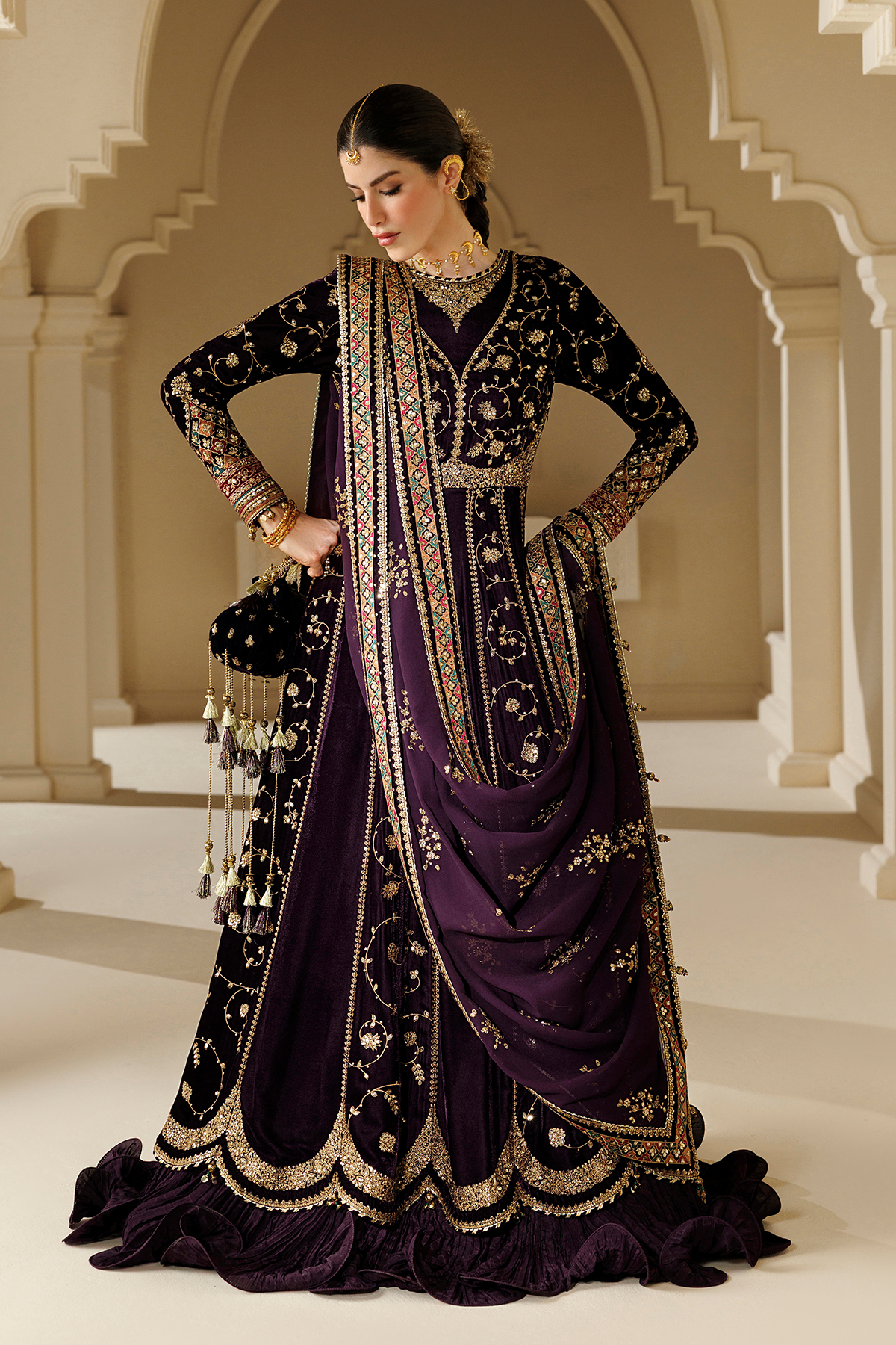 D03 | Jazmin | Chandni Velvet Formals 2026