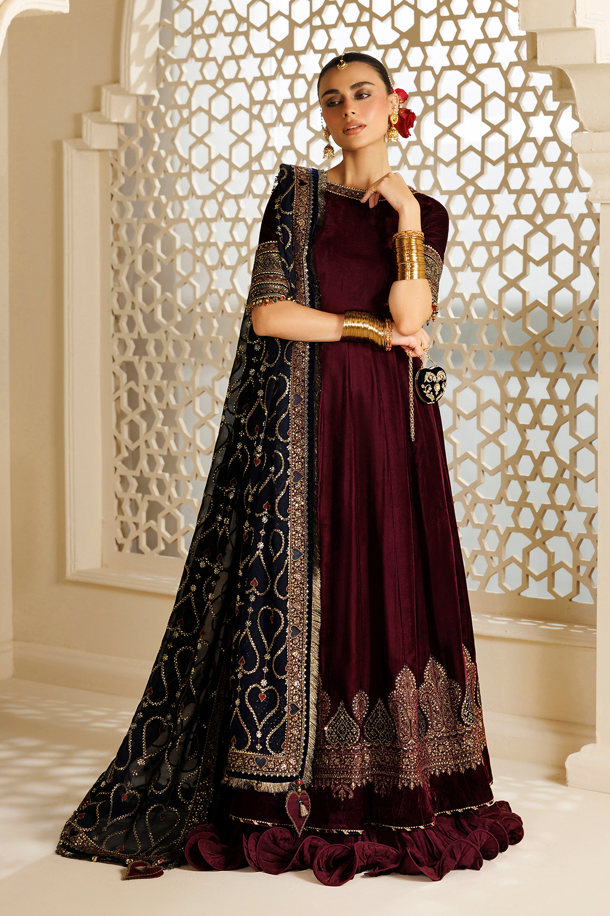 D04 | Jazmin | Chandni Velvet Formals 2026