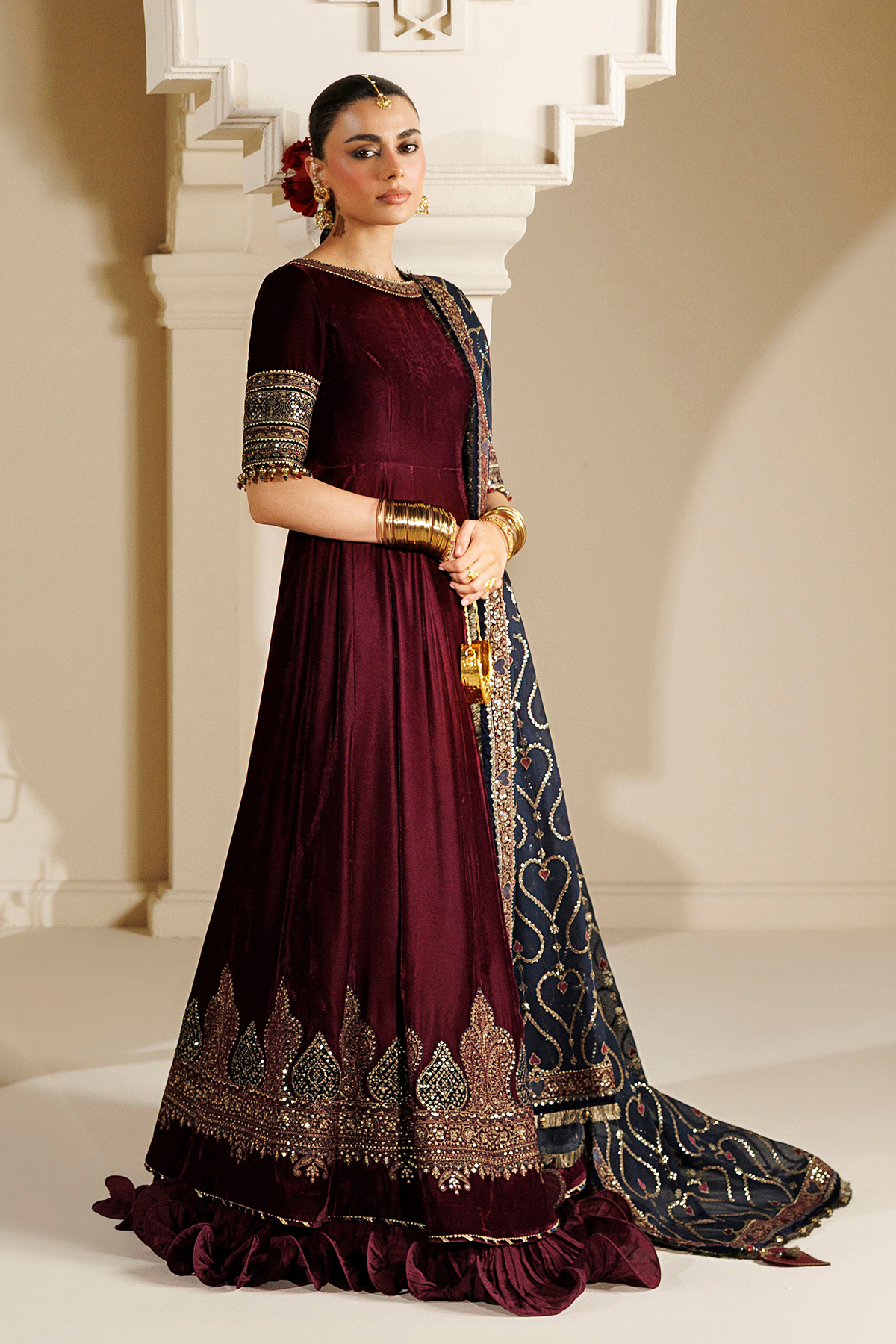 D04 | Jazmin | Chandni Velvet Formals 2026