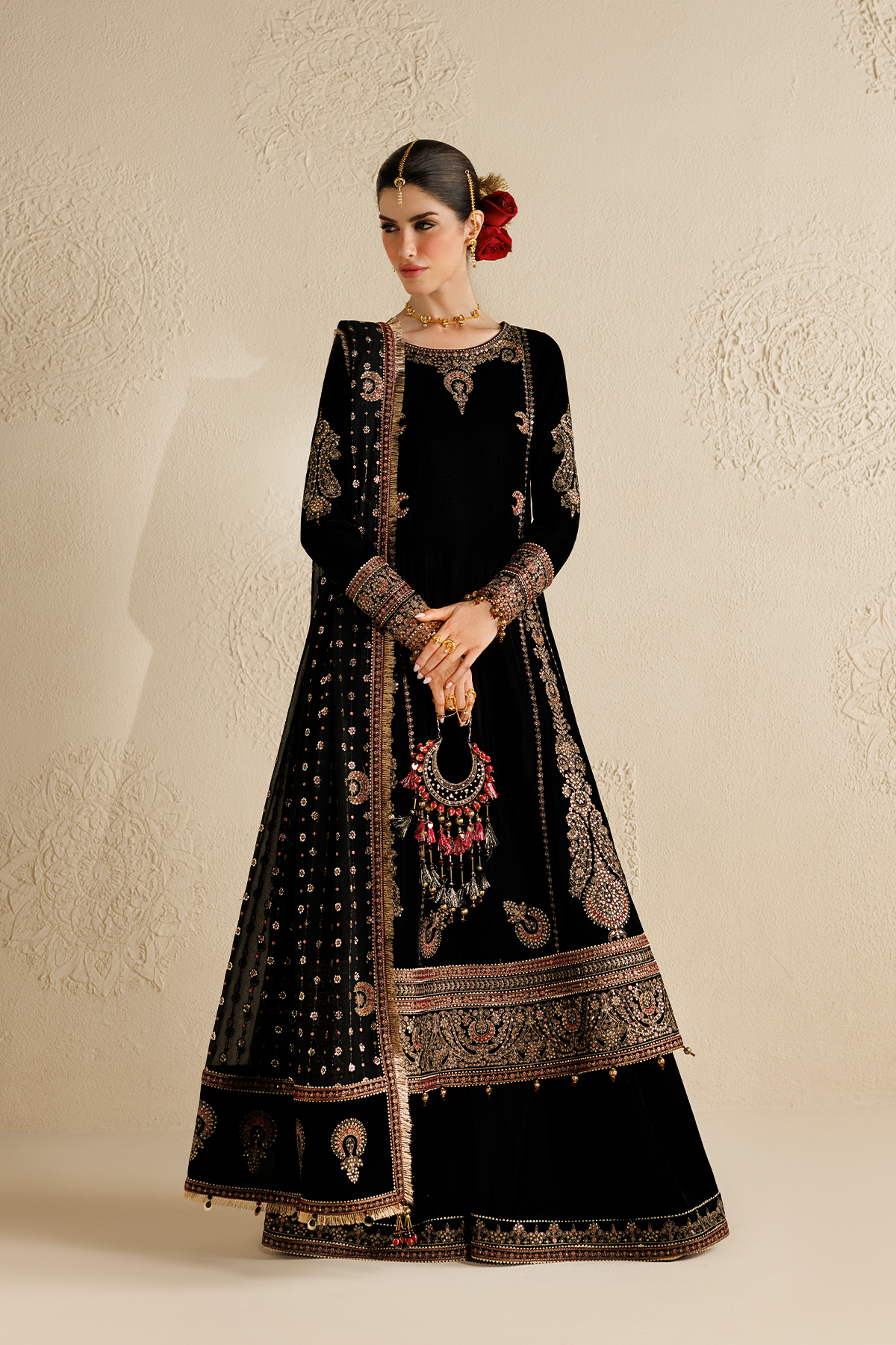 D01 | Jazmin | Chandni Velvet Formals 2026