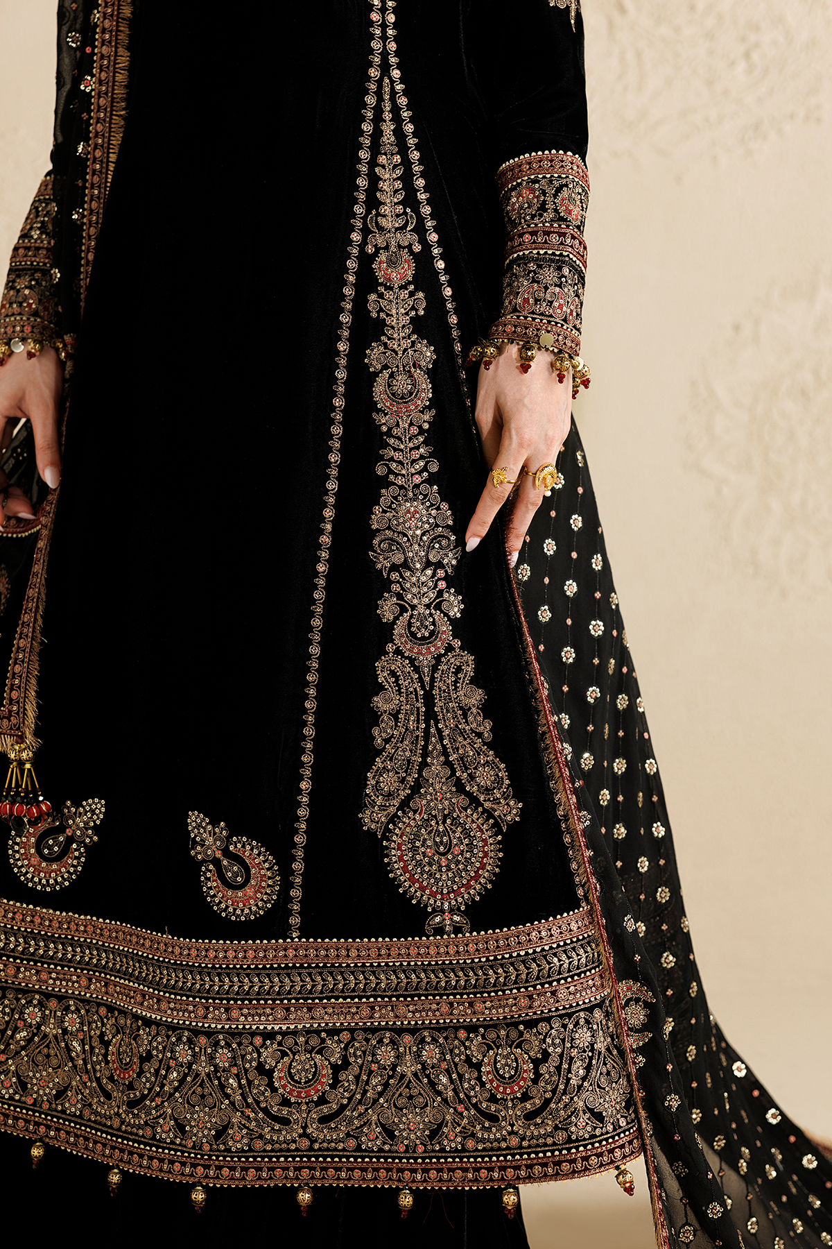 D01 | Jazmin | Chandni Velvet Formals 2026