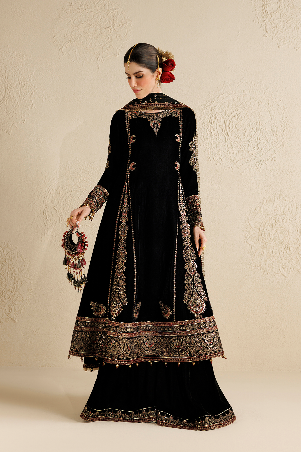 D01 | Jazmin | Chandni Velvet Formals 2026