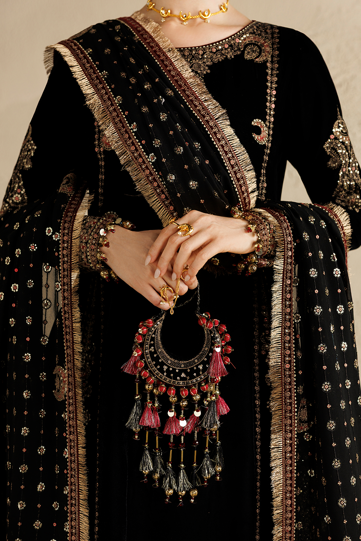 D01 | Jazmin | Chandni Velvet Formals 2026