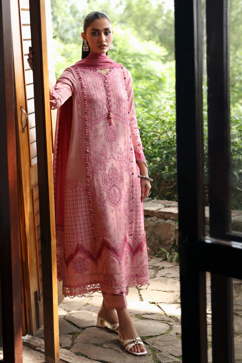 LM-12 KEIRA | Qalamkar | Qlinekari Linen Collection 2024