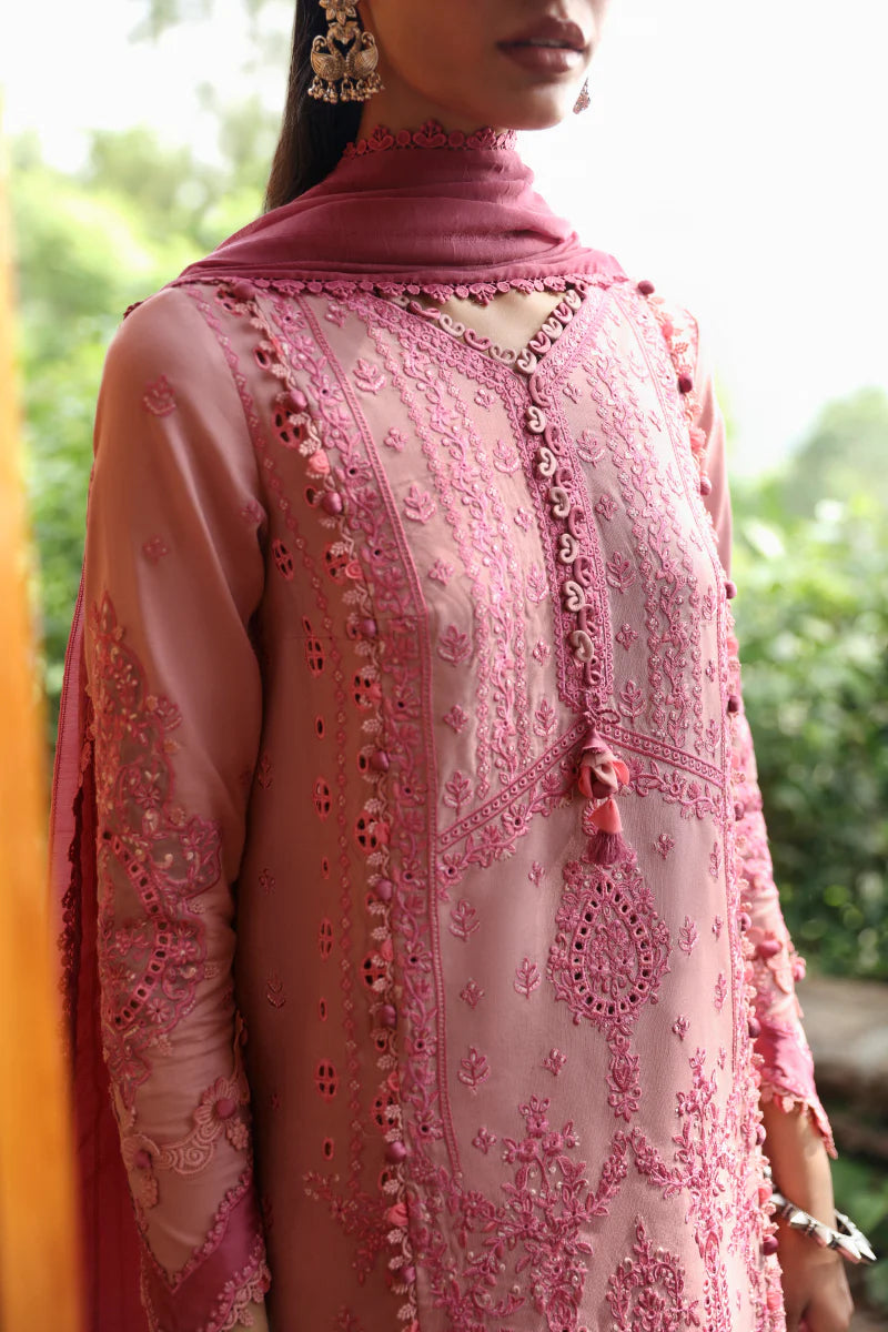 LM-12 KEIRA | Qalamkar | Qlinekari Linen Collection 2024