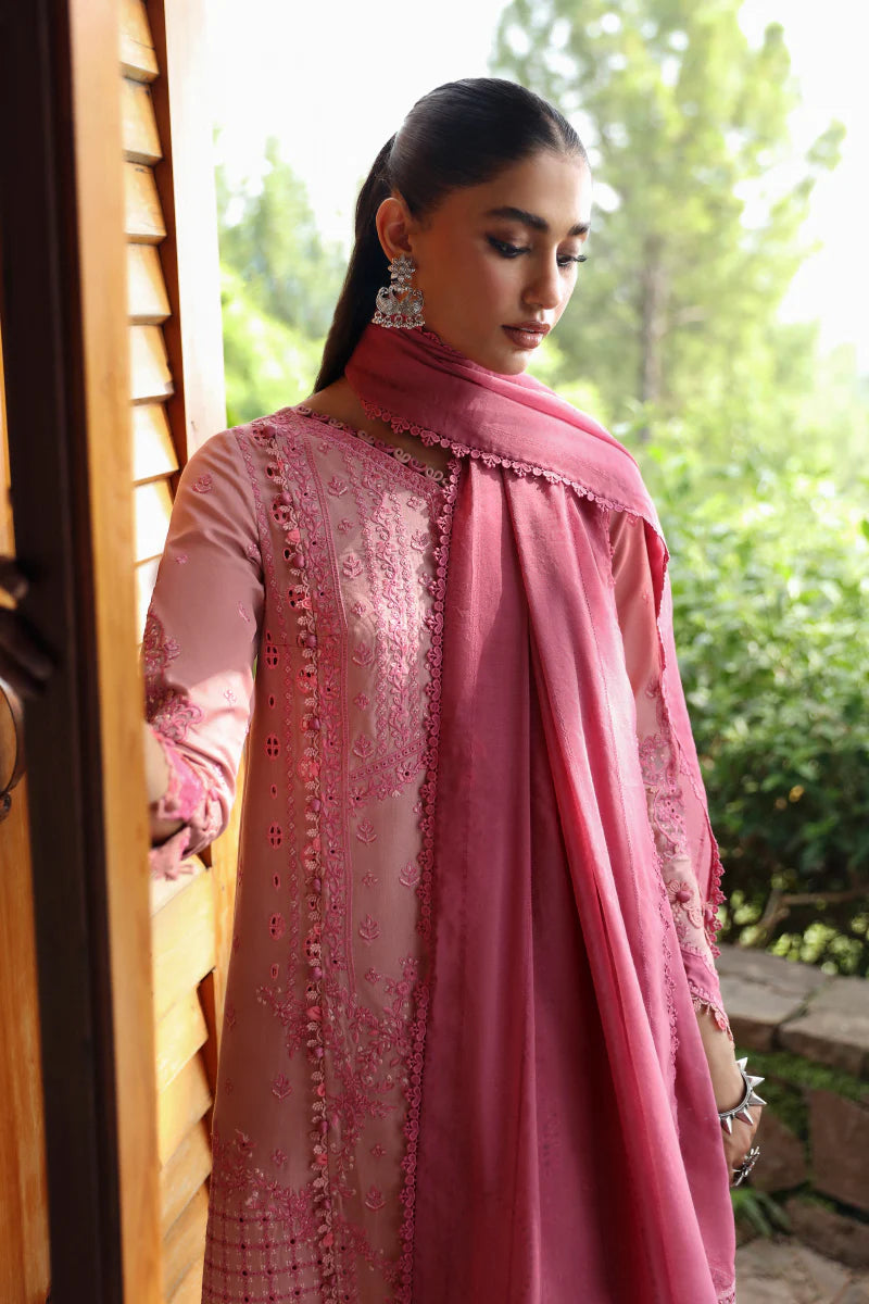 LM-12 KEIRA | Qalamkar | Qlinekari Linen Collection 2024