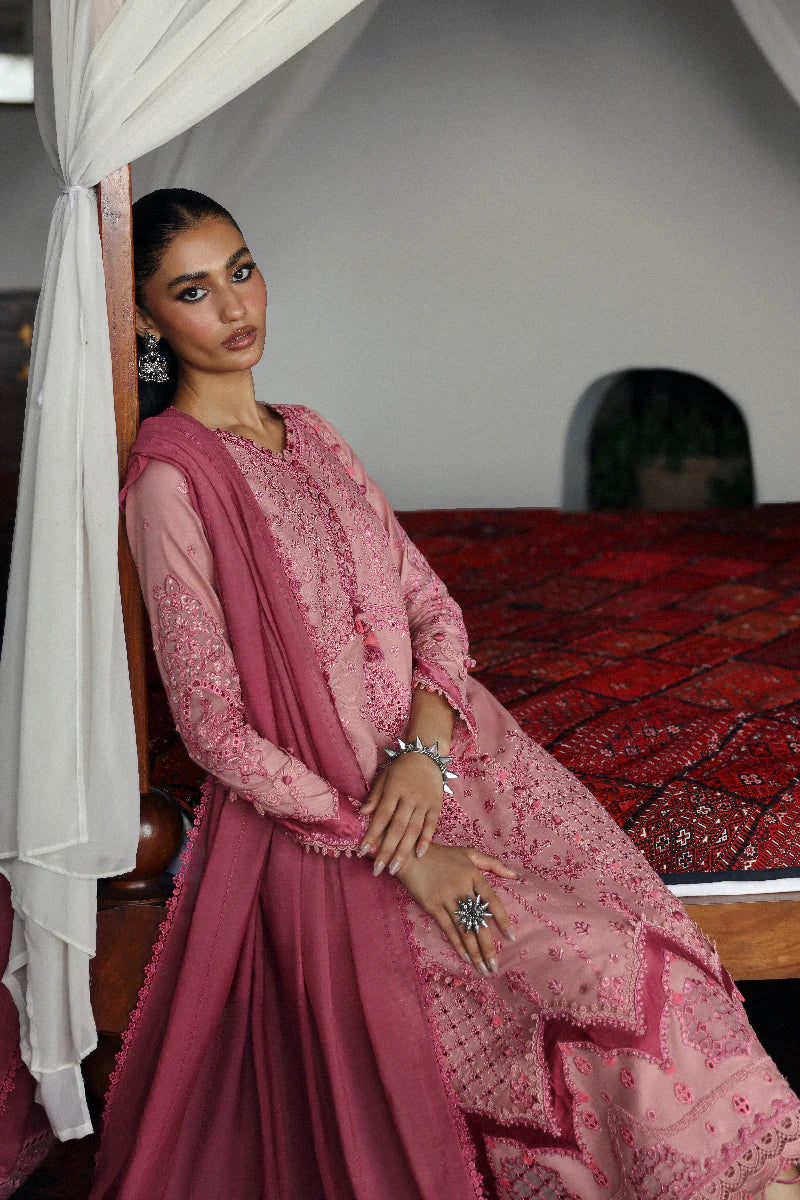 LM-12 KEIRA | Qalamkar | Qlinekari Linen Collection 2024