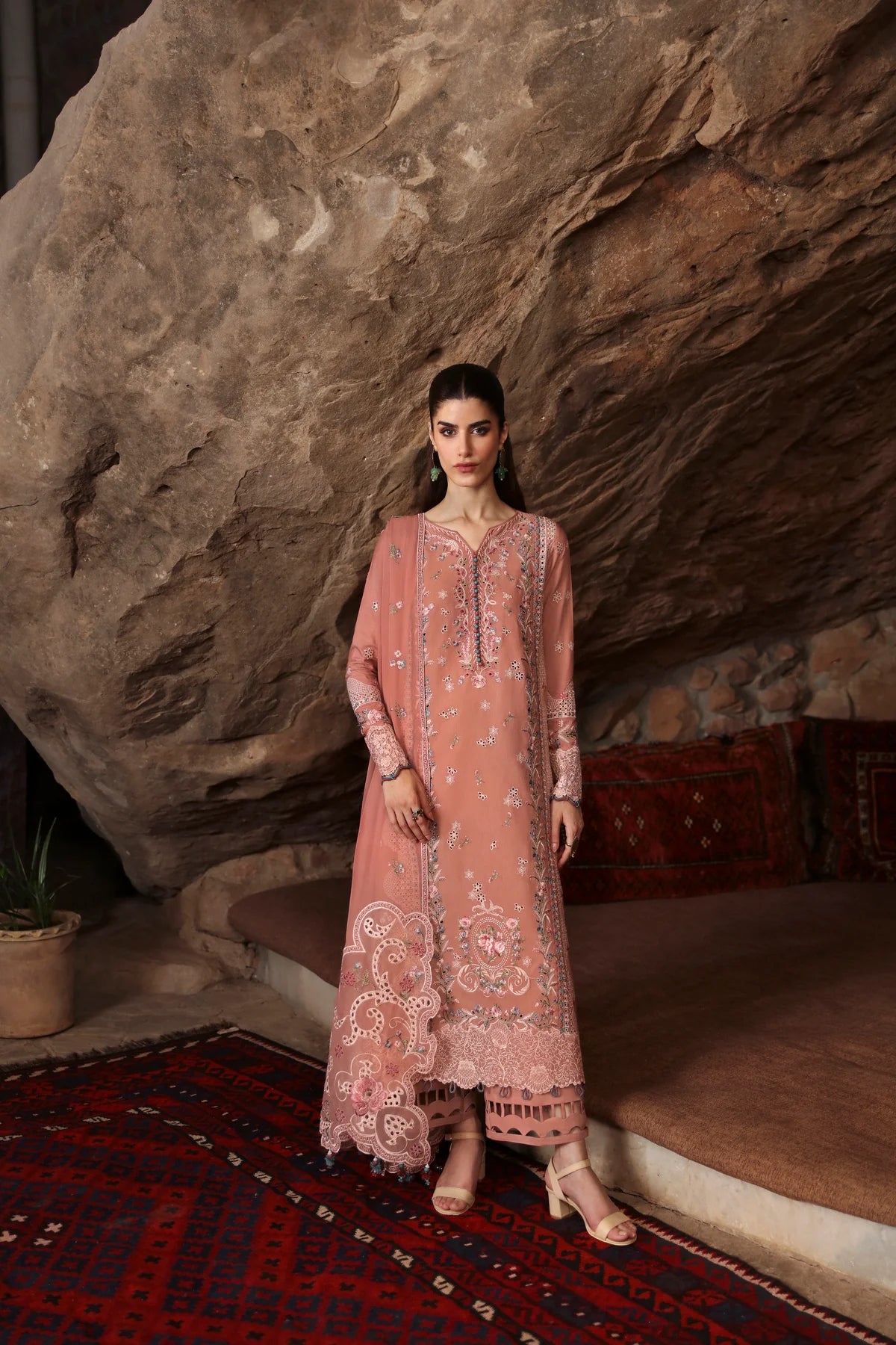 LM-03 LUAN | Qalamkar | Qlinekari Linen Collection 2024