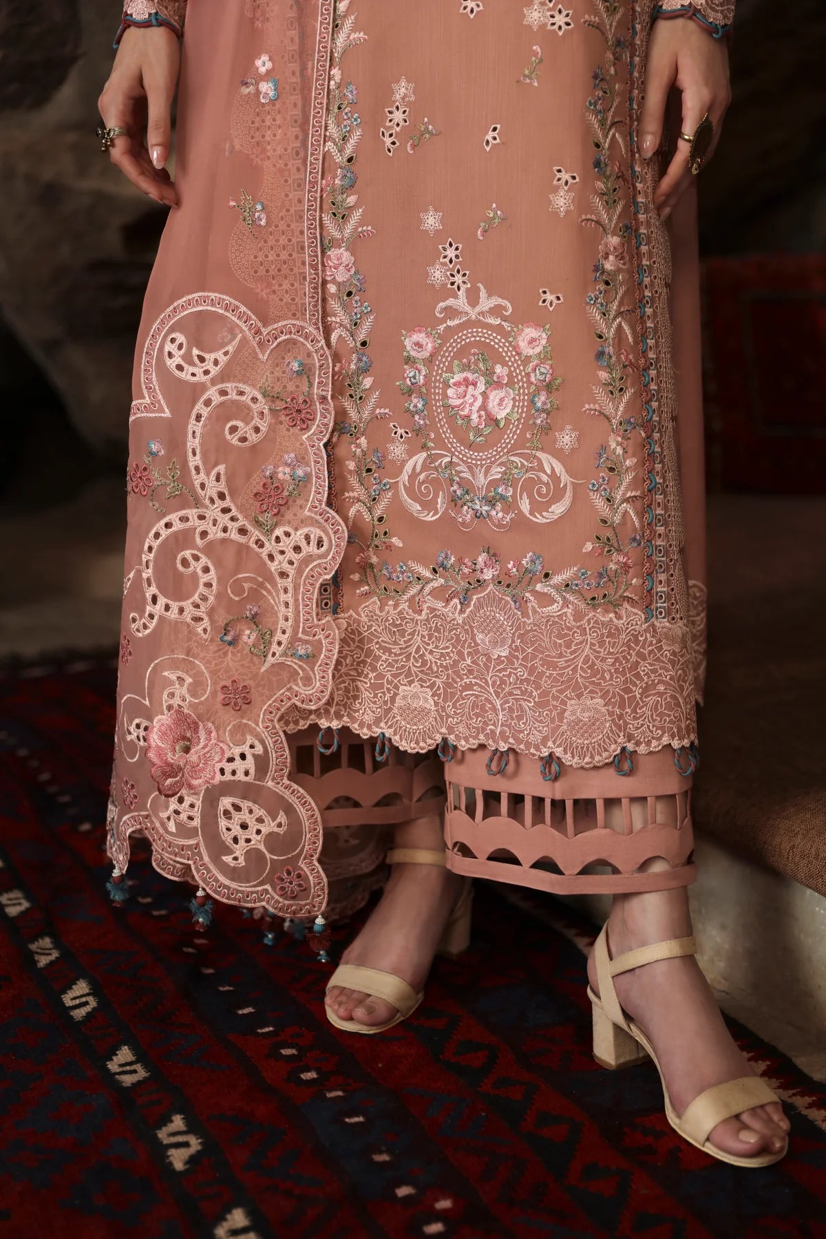 LM-03 LUAN | Qalamkar | Qlinekari Linen Collection 2024