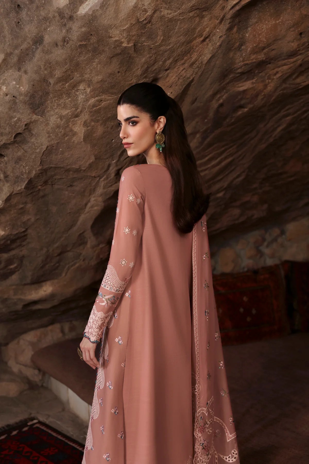 LM-03 LUAN | Qalamkar | Qlinekari Linen Collection 2024