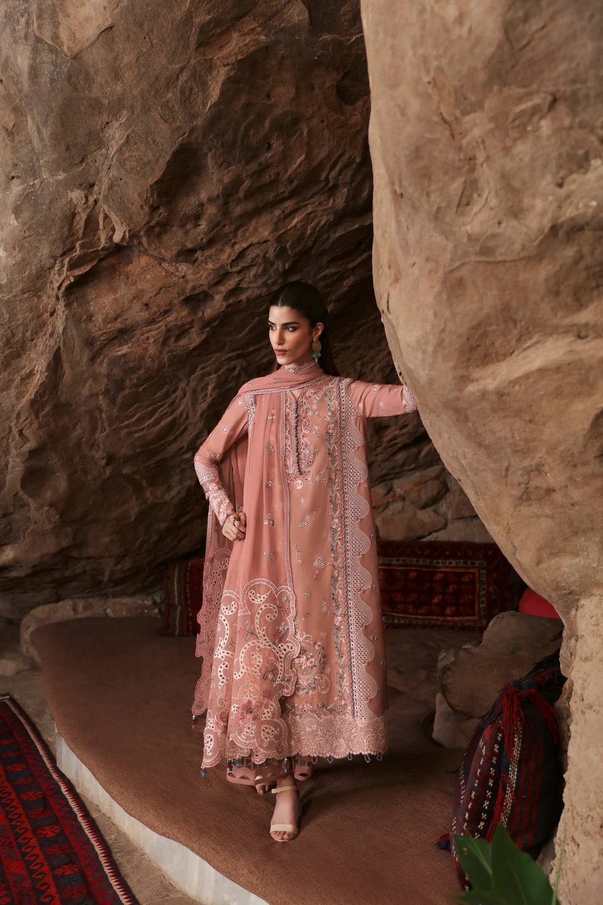 LM-03 LUAN | Qalamkar | Qlinekari Linen Collection 2024