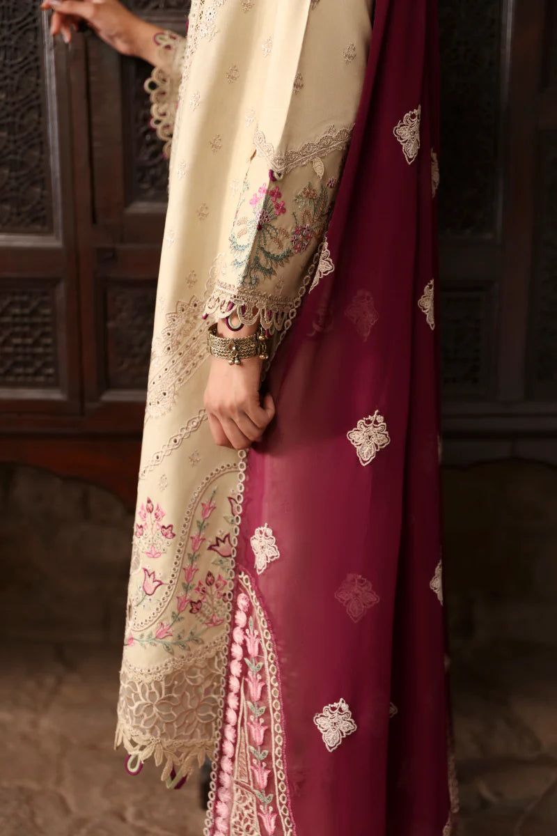 LM-01 FAYE | Qalamkar | Qlinekari Linen Collection 2024