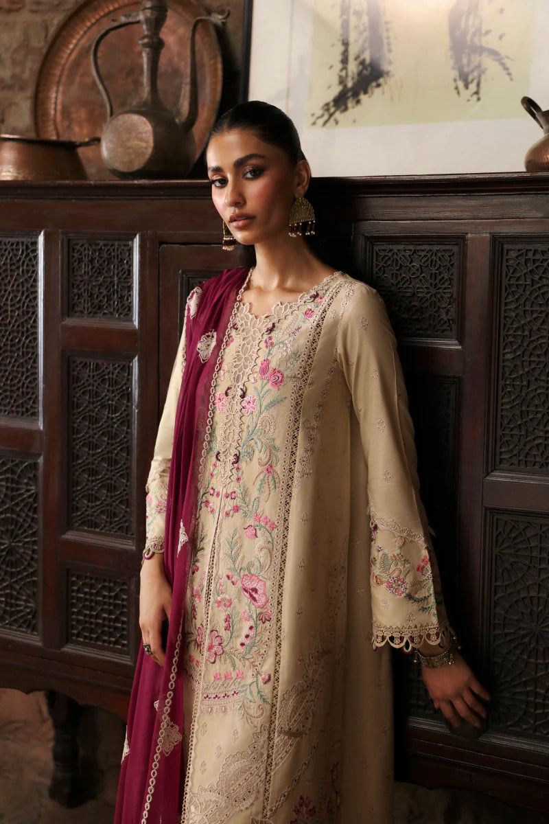 LM-01 FAYE | Qalamkar | Qlinekari Linen Collection 2024