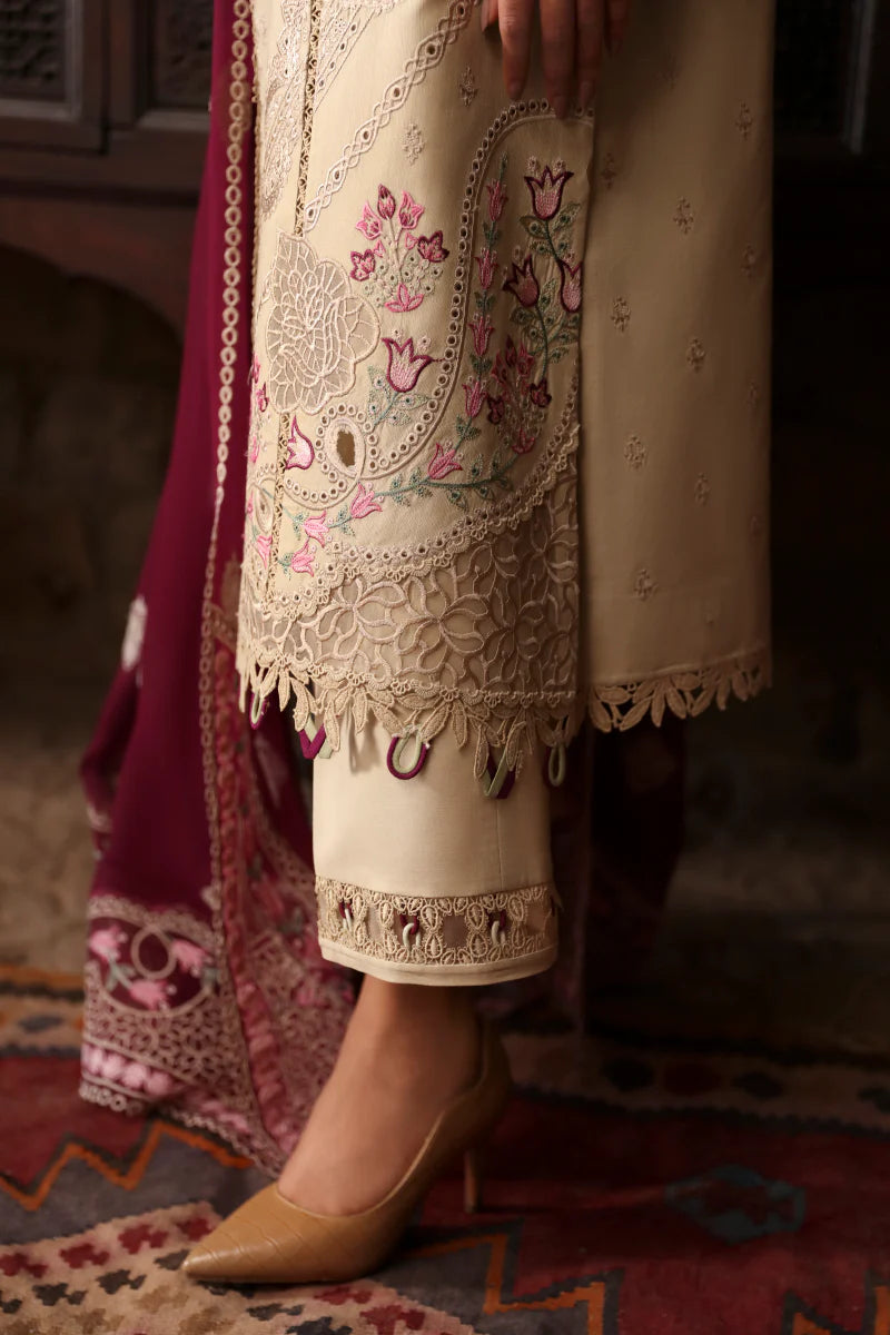 LM-01 FAYE | Qalamkar | Qlinekari Linen Collection 2024