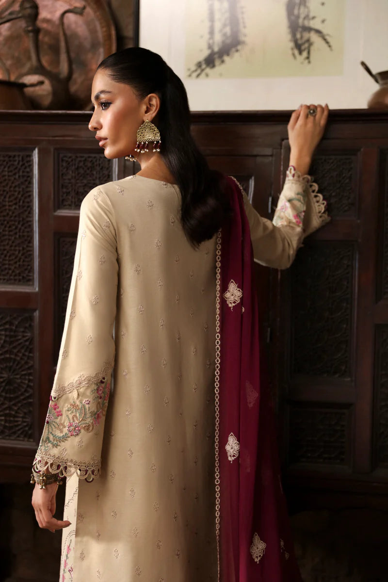 LM-01 FAYE | Qalamkar | Qlinekari Linen Collection 2024