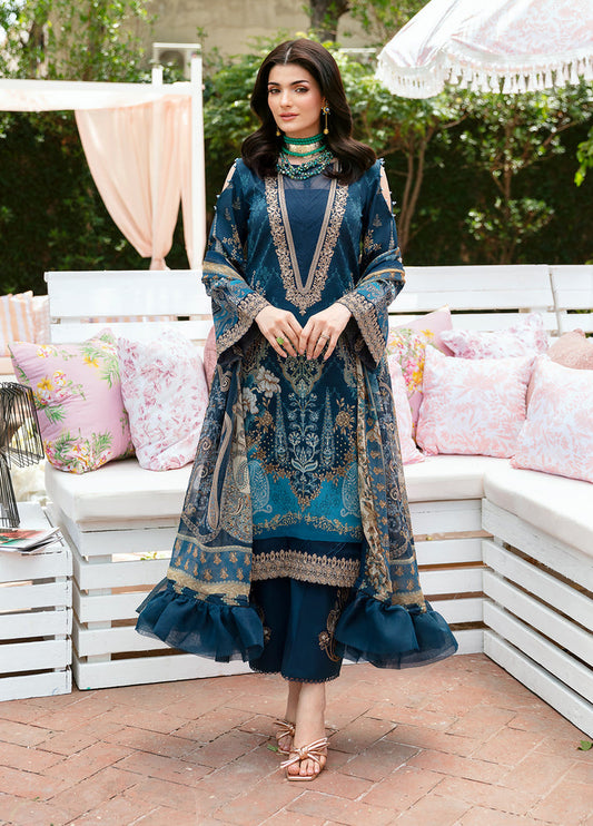 SYLVIYA (GL-L-24V3-01) | Gulaal | Summer Glow Lawn Volume 3 2024