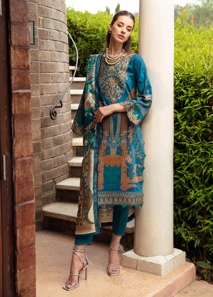 ESILA (GL-L-24V1-03) | Gulaal | Springtime Ballet Unstitched Lawn 2024