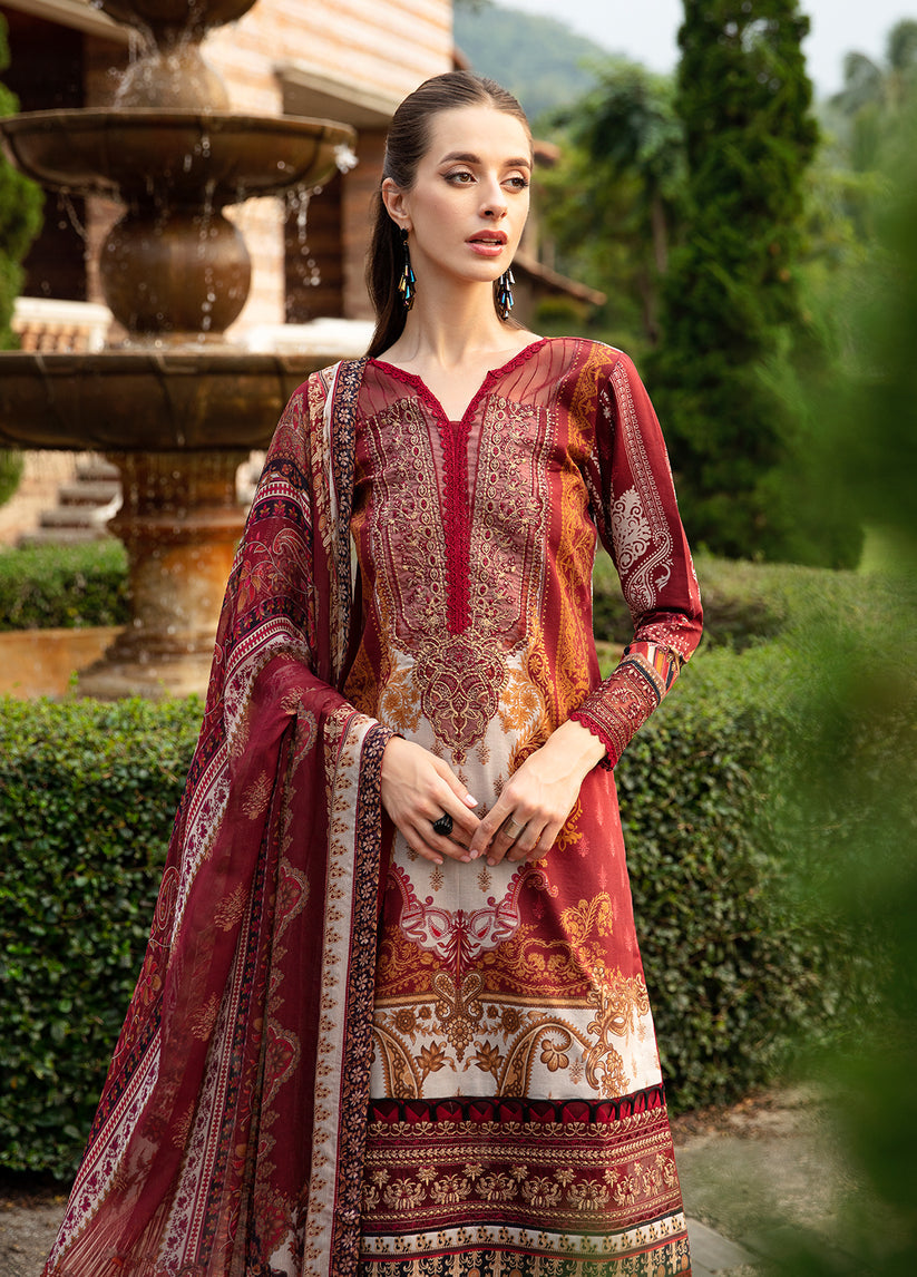 AMARYLLIS (GL-L-24V1-09) | Gulaal | Springtime Ballet Unstitched Lawn 2024