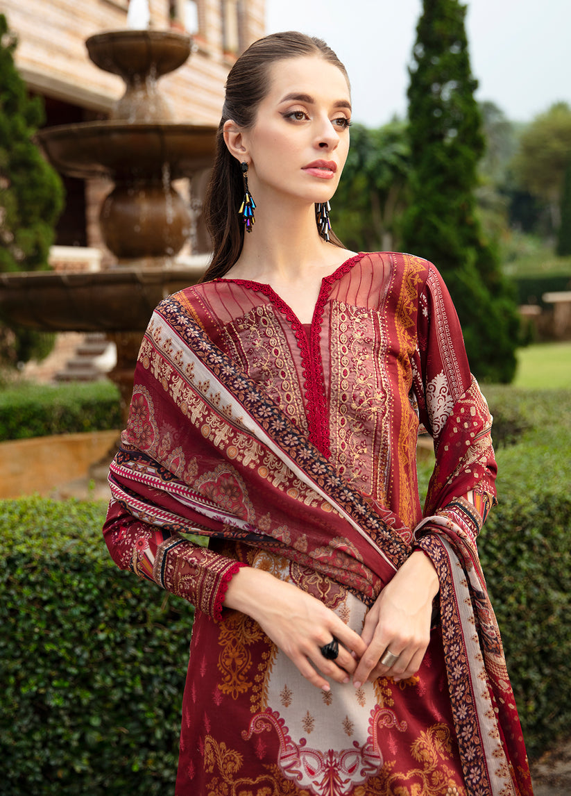 AMARYLLIS (GL-L-24V1-09) | Gulaal | Springtime Ballet Unstitched Lawn 2024