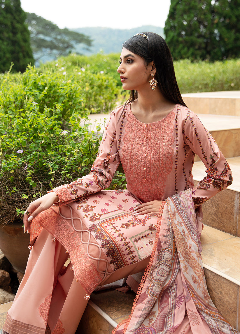 HESTIA (GL-L-24V1-12) | Gulaal | Springtime Ballet  Unstitched Lawn 2024