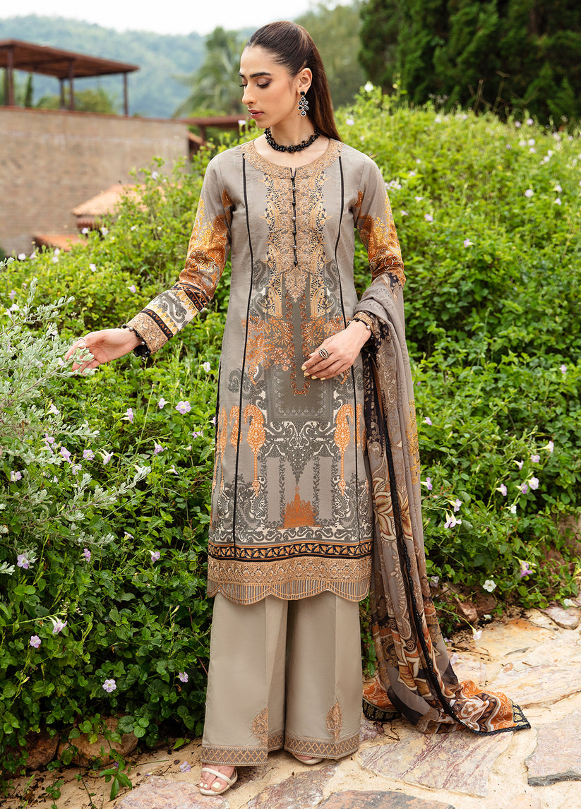 AMIRAT (GL-L-24V1-07) | Gulaal | Springtime Ballet Unstitched Lawn 2024