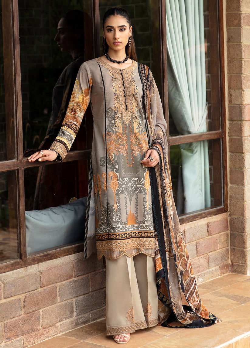 AMIRAT (GL-L-24V1-07) | Gulaal | Springtime Ballet Unstitched Lawn 2024