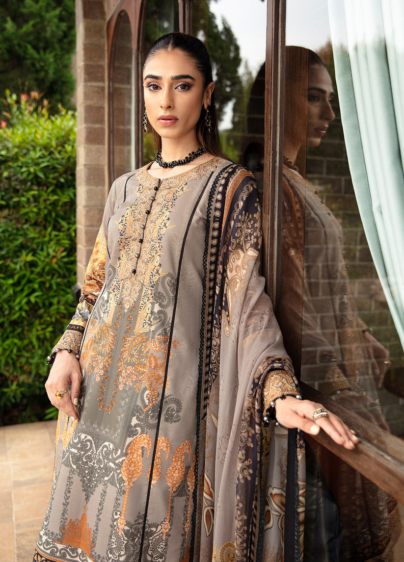 AMIRAT (GL-L-24V1-07) | Gulaal | Springtime Ballet Unstitched Lawn 2024