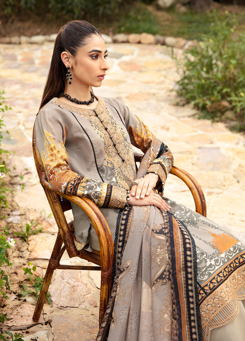 AMIRAT (GL-L-24V1-07) | Gulaal | Springtime Ballet Unstitched Lawn 2024