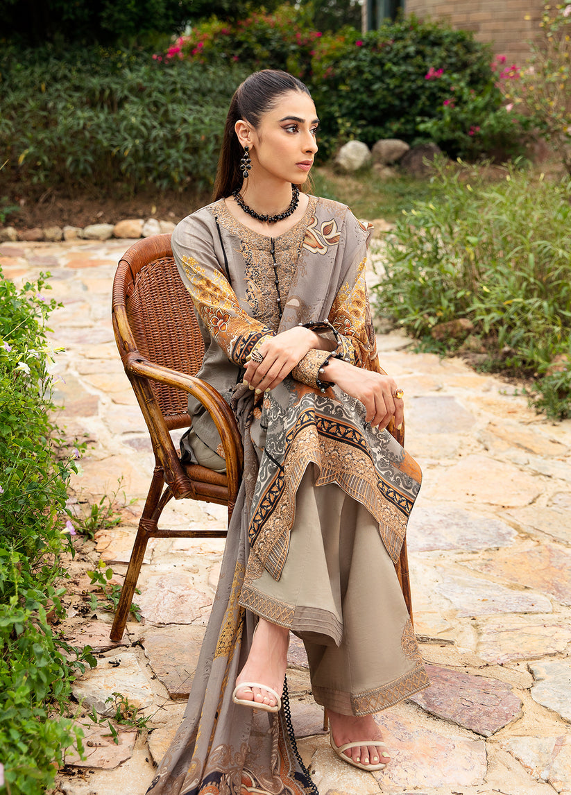 AMIRAT (GL-L-24V1-07) | Gulaal | Springtime Ballet Unstitched Lawn 2024