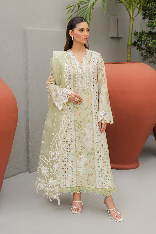 JK-01 EULALIA | Qalamkar | Qline Lawn Collection 2024