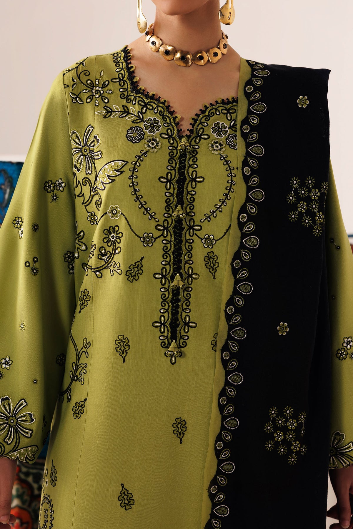 QLW-01 AMARAH | Qalamkar | Qline Linen Collection 2026