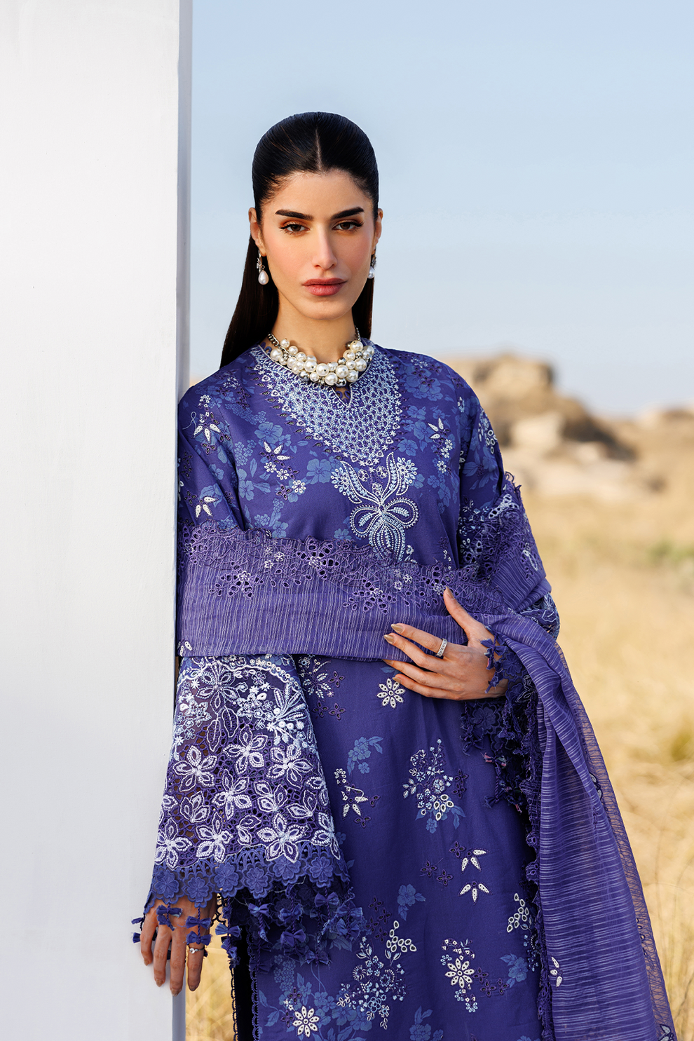 PETAL PULSE |  Emaan Adeel | Sunlit Groove Luxury Lawn Unstitched Collection 2026