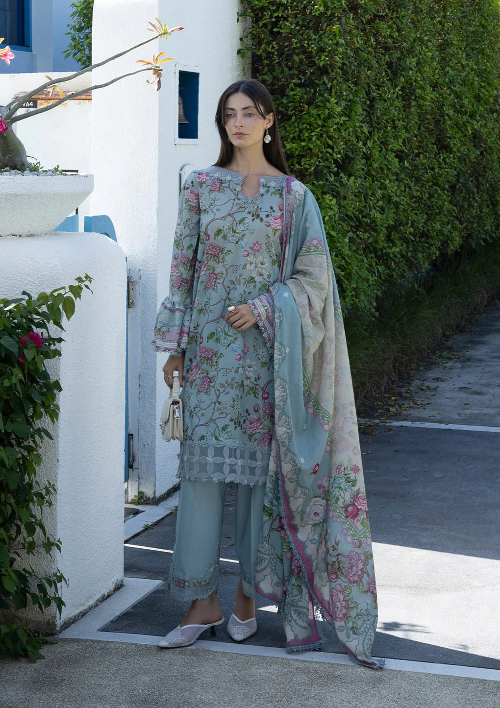EPN-8A EIRINI BLOOM | Elaf | Santorini Prints Lawn Unstitched Collection 2026 