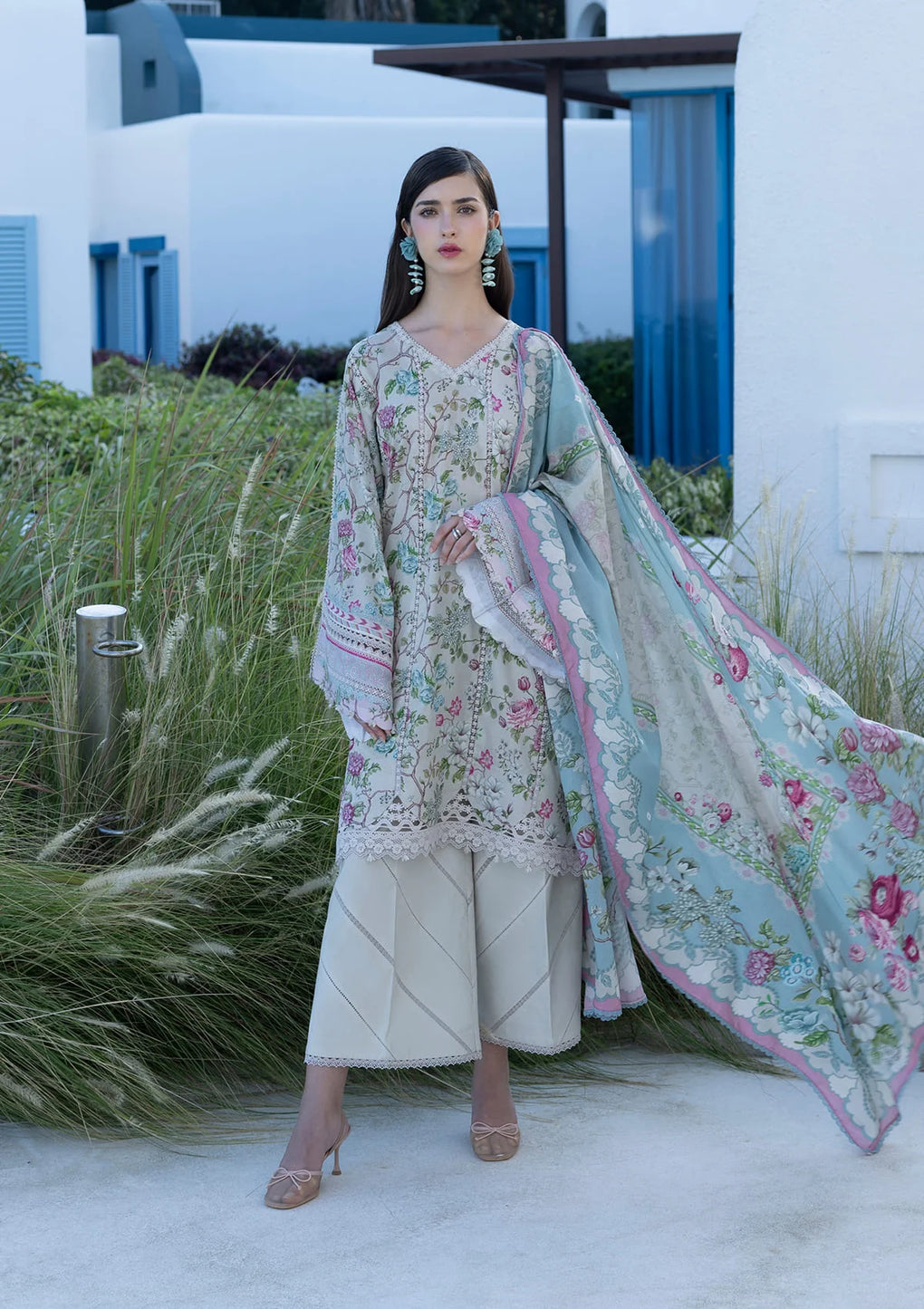 EPN-8B FAIRYTALE | Elaf | Santorini Prints Lawn Unstitched Collection 2026