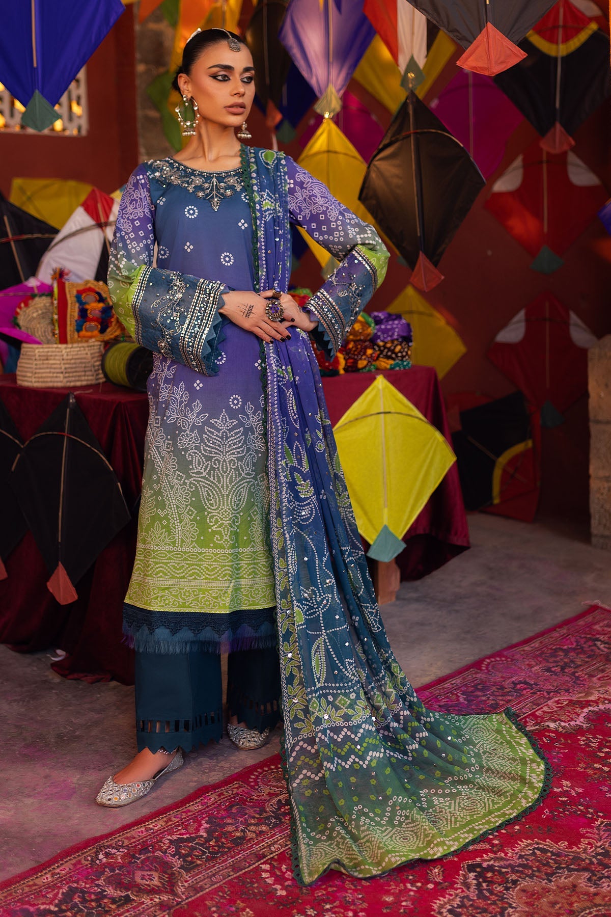 NS-133 | Nureh | Bazaar Volume 2 Lawn Collection 2024