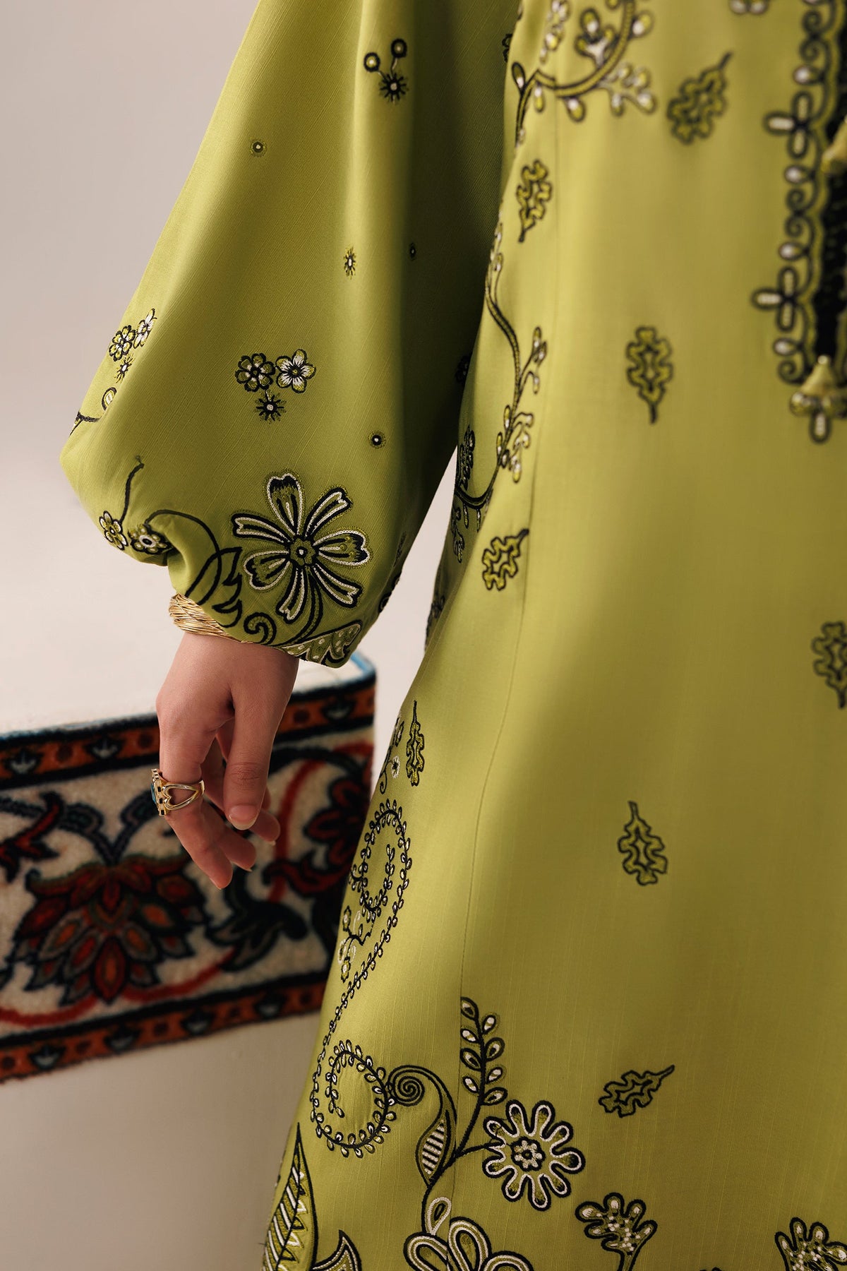 QLW-01 AMARAH | Qalamkar | Qline Linen Collection 2026