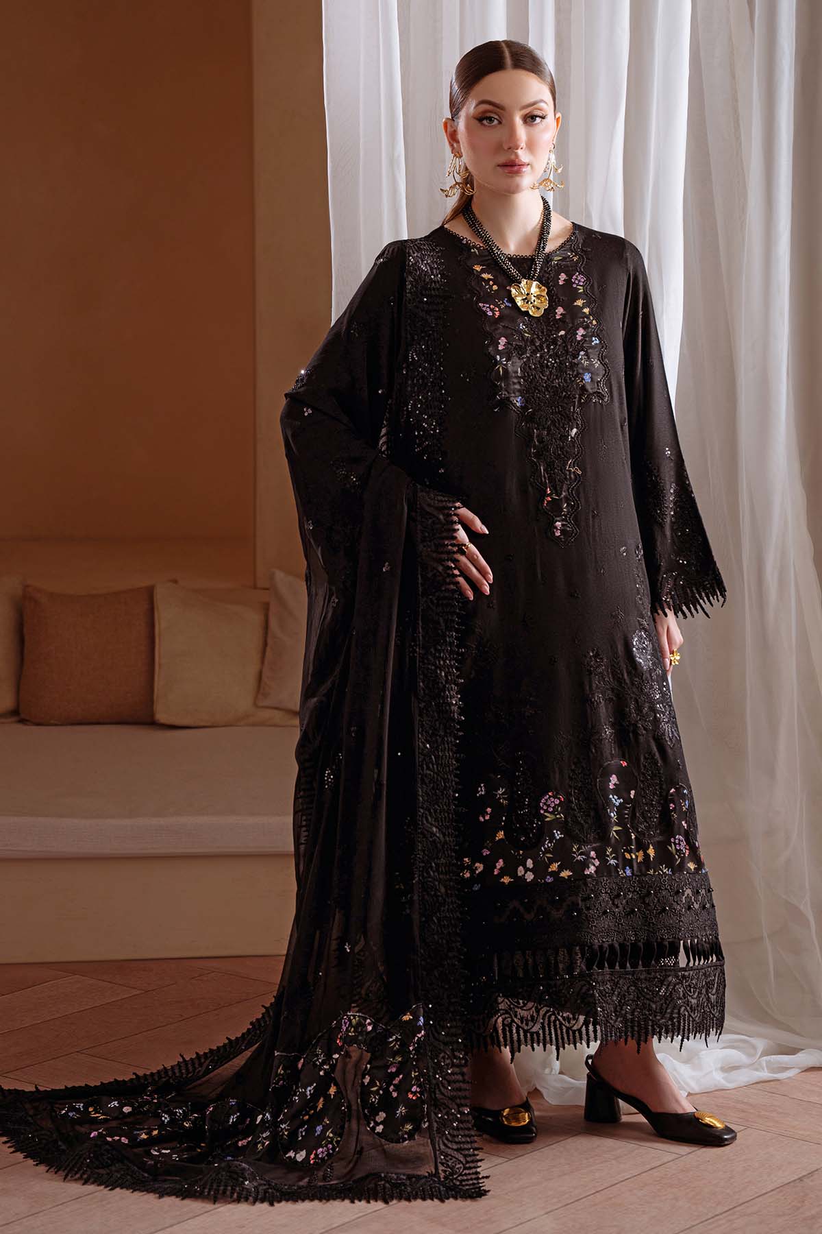 NE-174 | Nureh | Unstitched Karandi Collection 2025