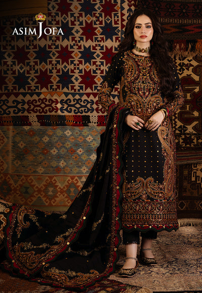 AJKT-03 | Asim Jofa | Kashmiri Taanka Embroidered Shawl Collection 2023