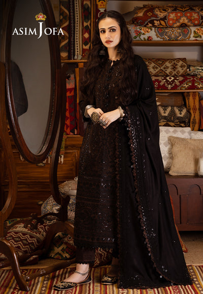 AJKT-04 | Asim Jofa | Kashmiri Taanka Embroidered Shawl Collection 2023