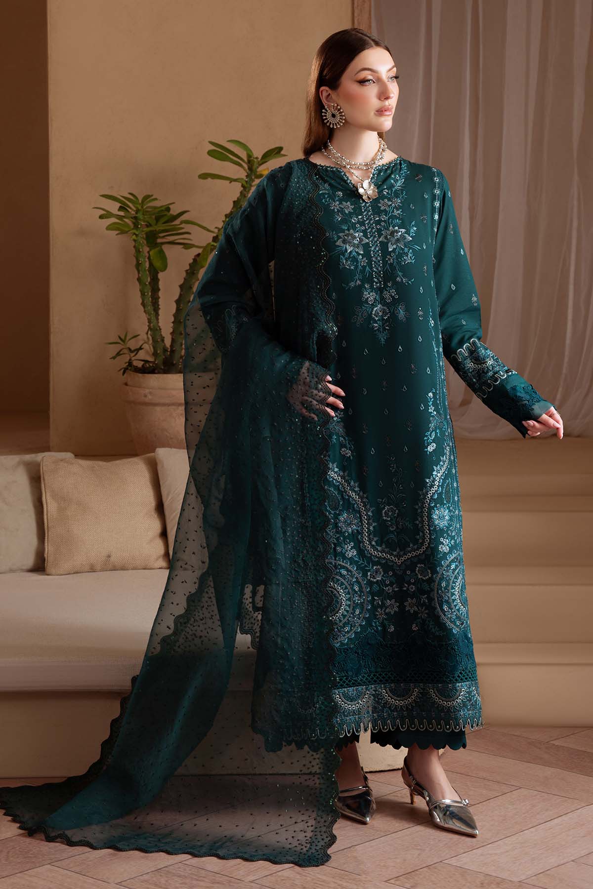 NE-169 | Nureh | Unstitched Karandi Collection 2025
