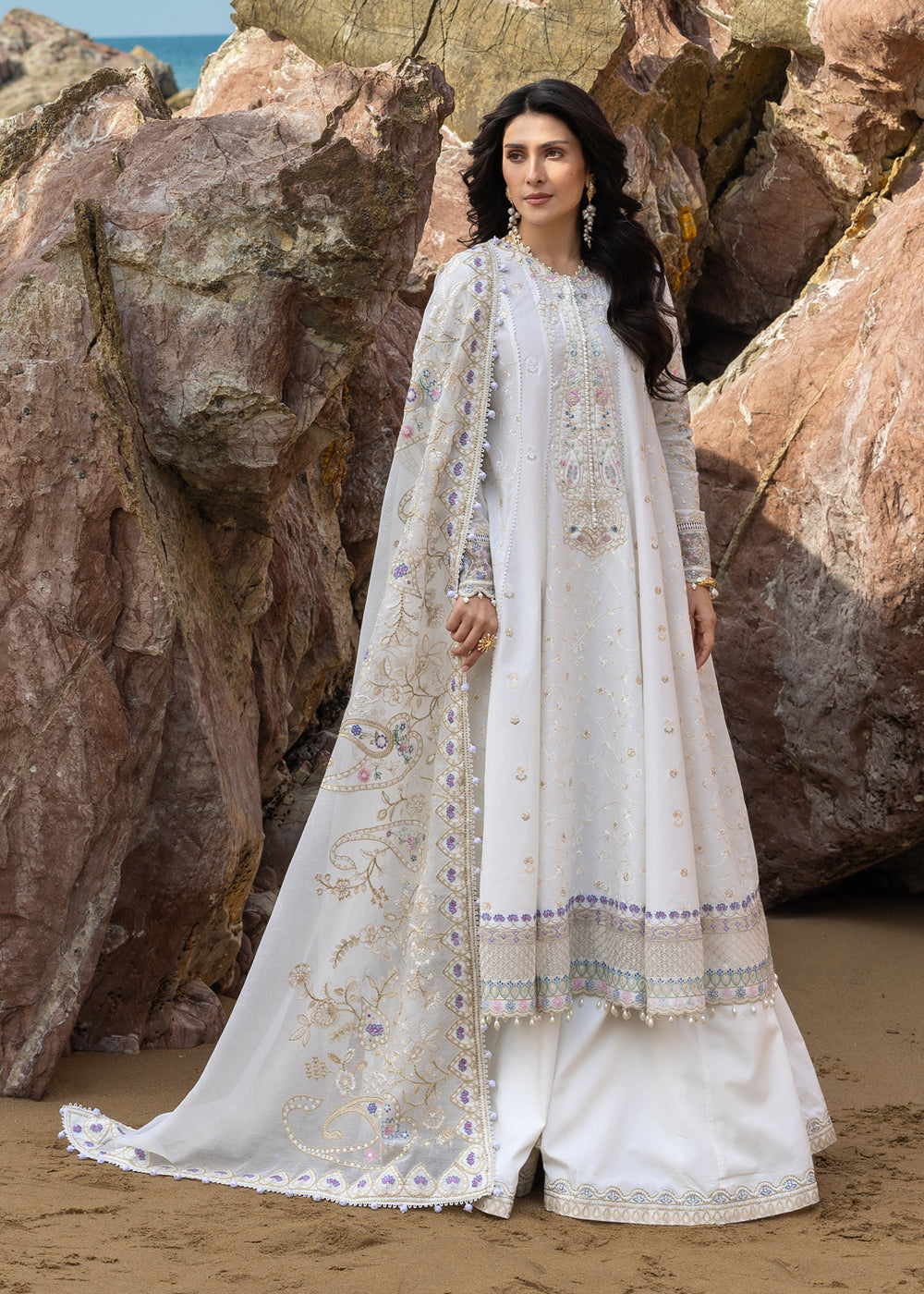 Noor | Sadaf Fawad Khan | Siraa Luxury Lawn Collection 2026