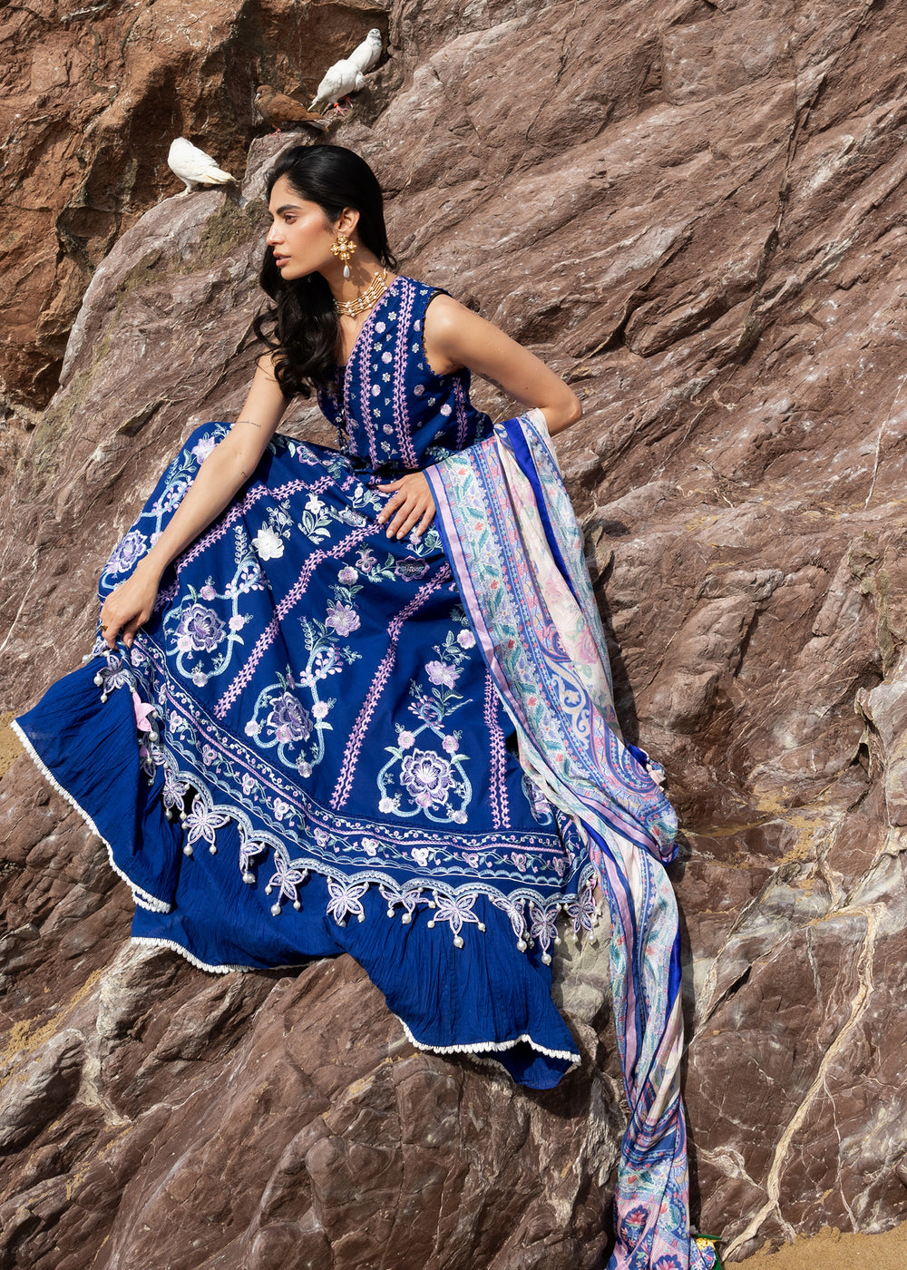 Neel | Sadaf Fawad Khan | Siraa Luxury Lawn Collection 2026