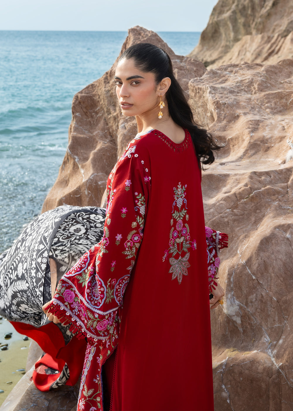 Laal | Sadaf Fawad Khan | Siraa Luxury Lawn Collection 2026