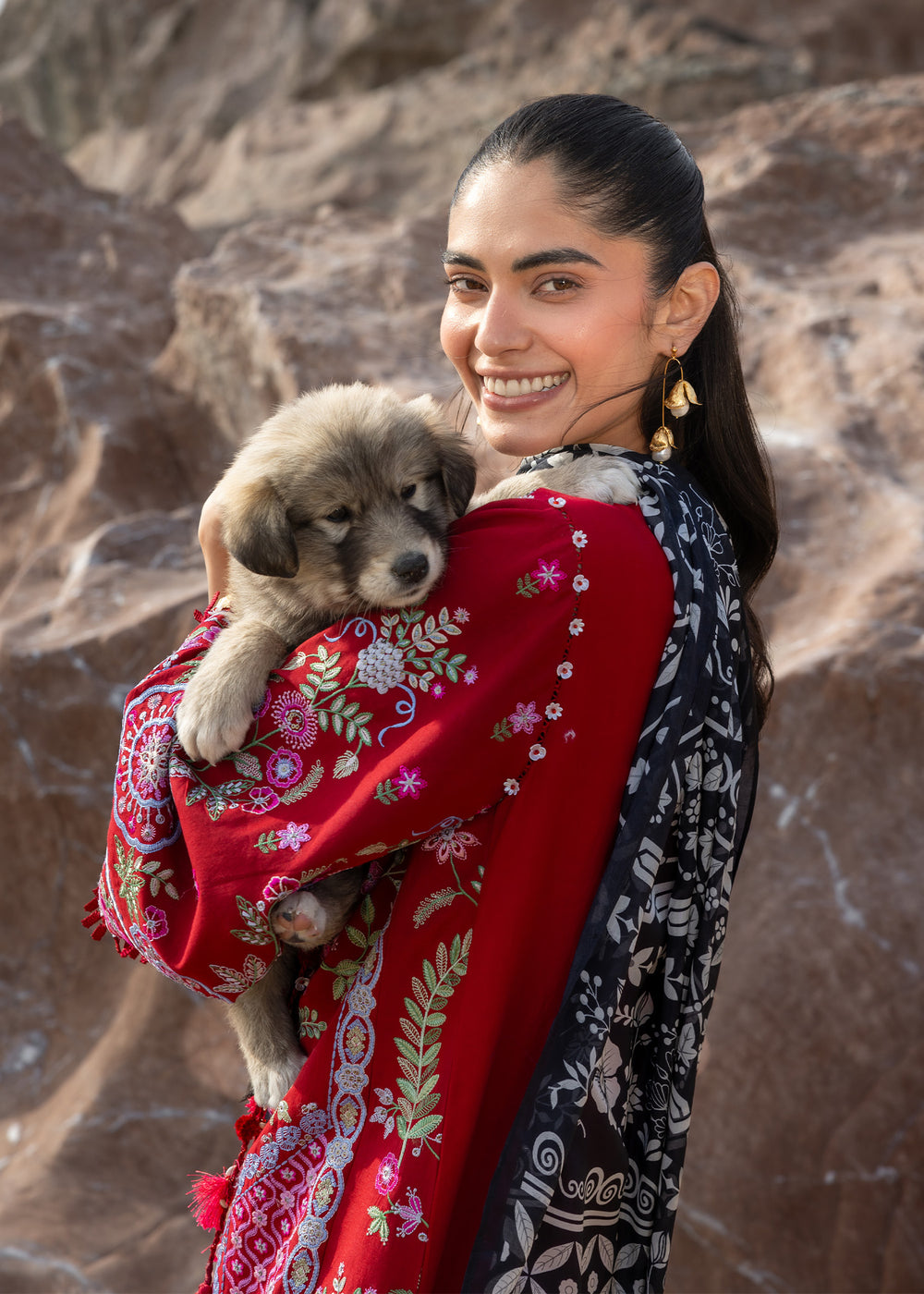 Laal | Sadaf Fawad Khan | Siraa Luxury Lawn Collection 2026