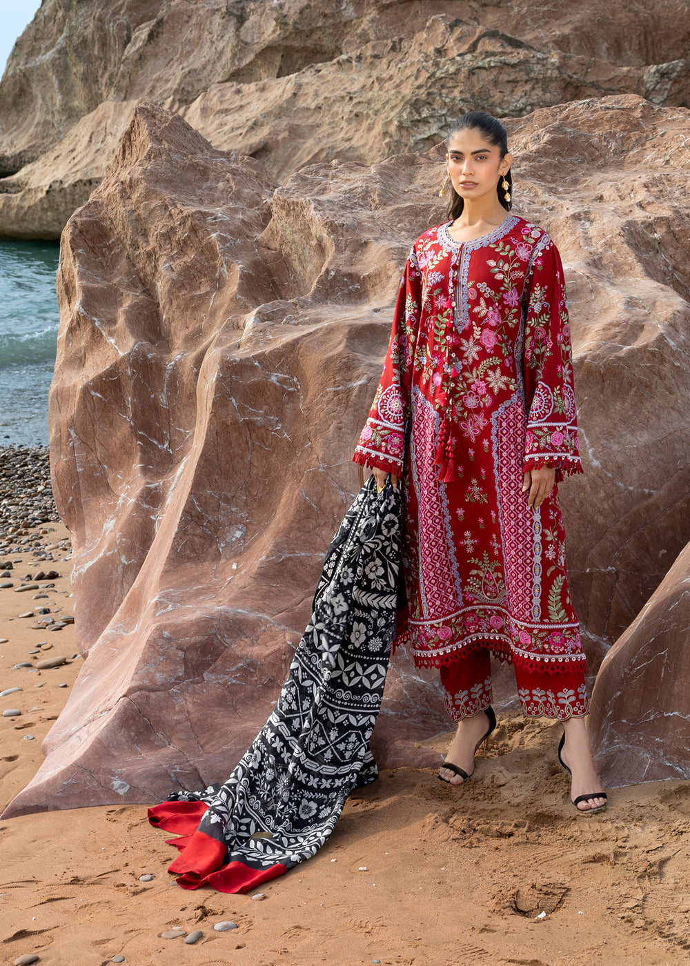 Laal | Sadaf Fawad Khan | Siraa Luxury Lawn Collection 2026