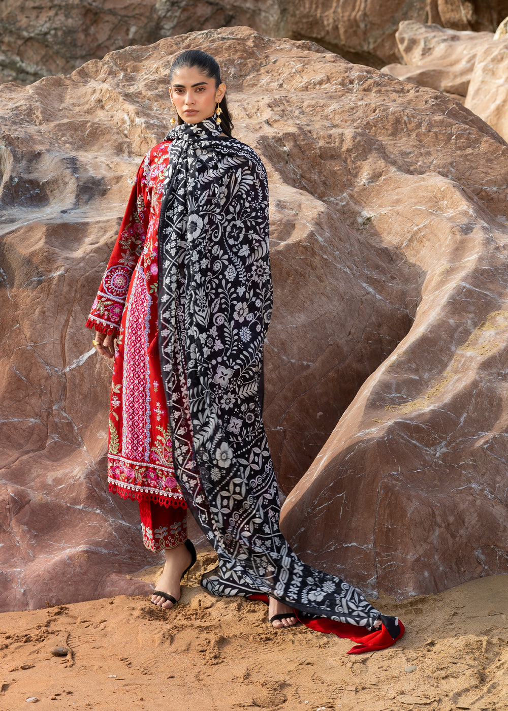 Laal | Sadaf Fawad Khan | Siraa Luxury Lawn Collection 2026