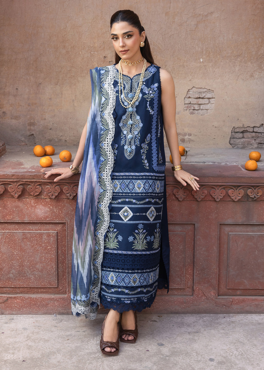 RUNA-8-B | Saira Shakira | Breeze Luxury Lawn Collection 2026