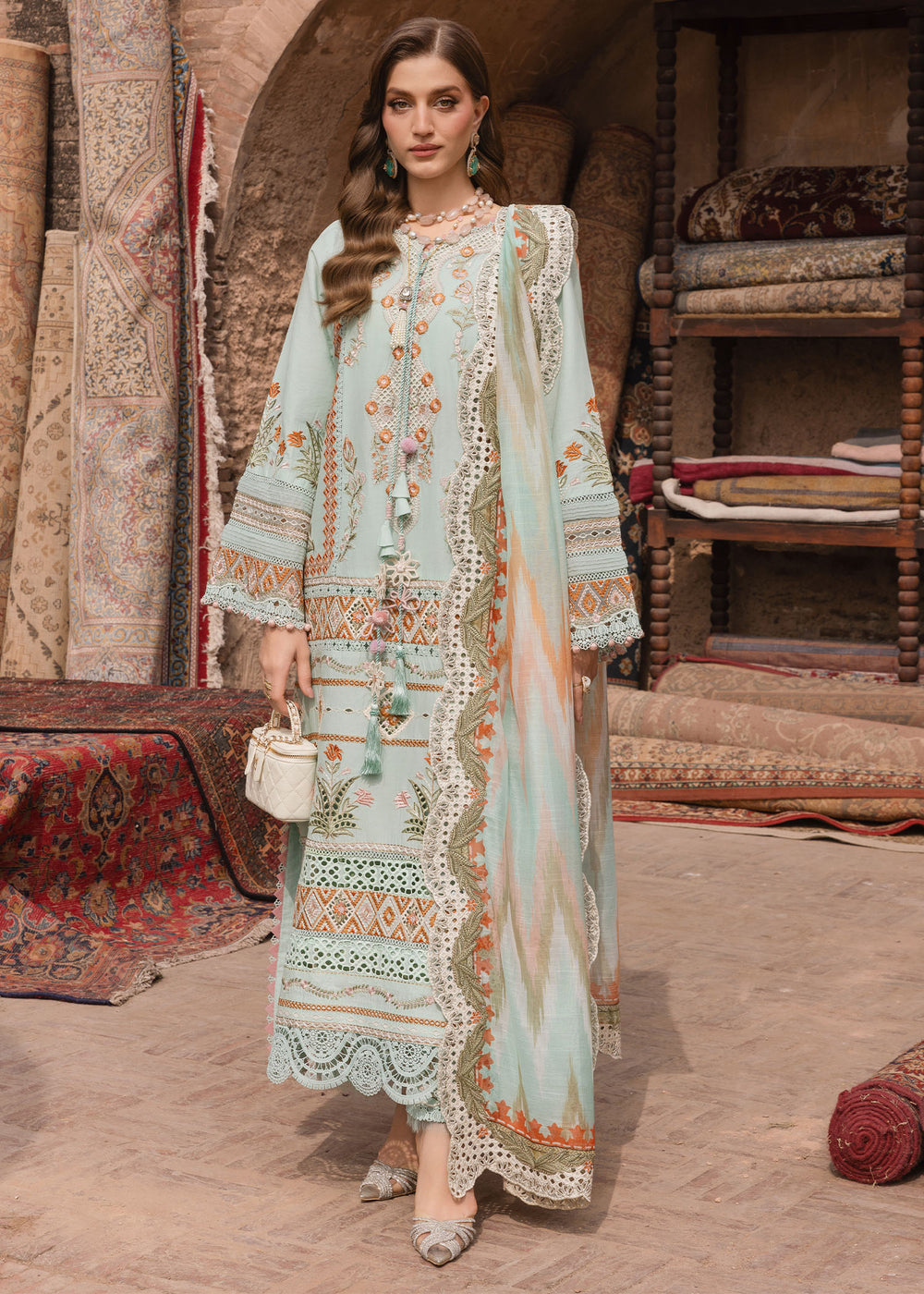 RUNA-8-A | Saira Shakira | Bareeze Luxury Lawn Collection 2026